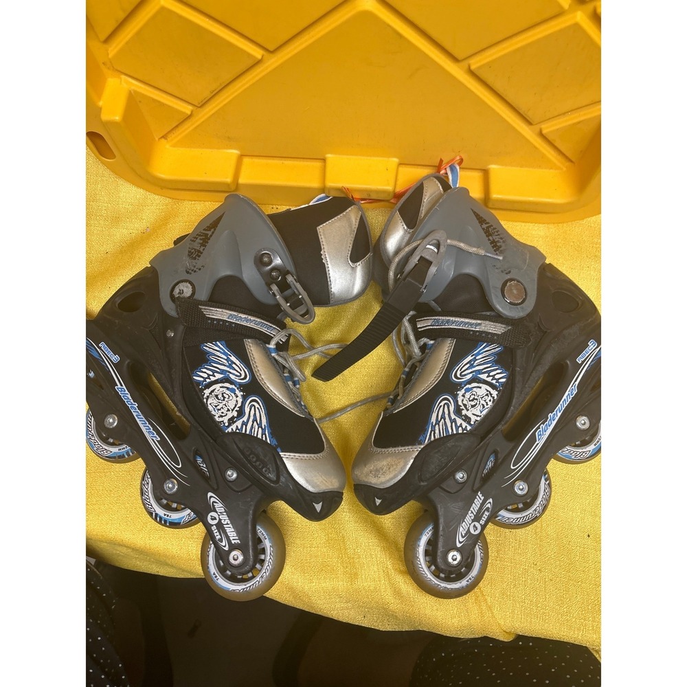 Rollerblade Bladerunner Inline Skates Kids Size 4-7 Adjustable Wings - Picture 4 of 6